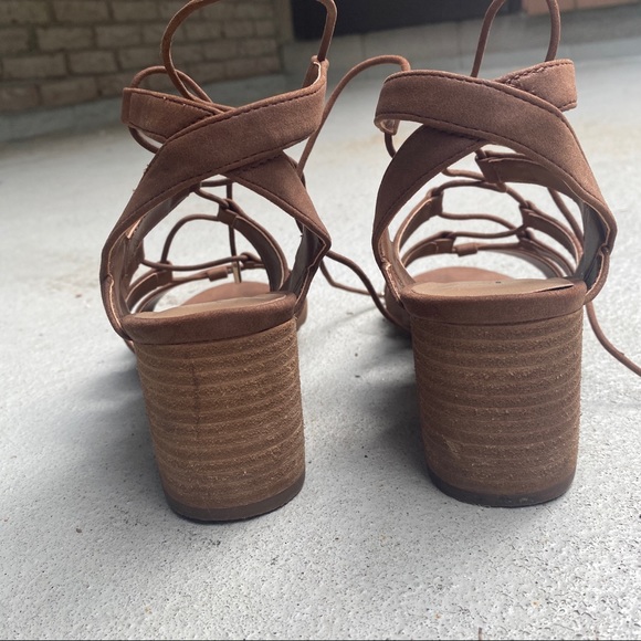 Call It Spring lace up heeled sandals - Picture 6 of 7